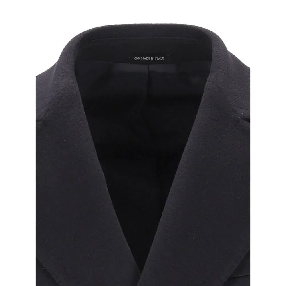 Al Duca D'aosta Men Double-Breasted Cashmere Coat